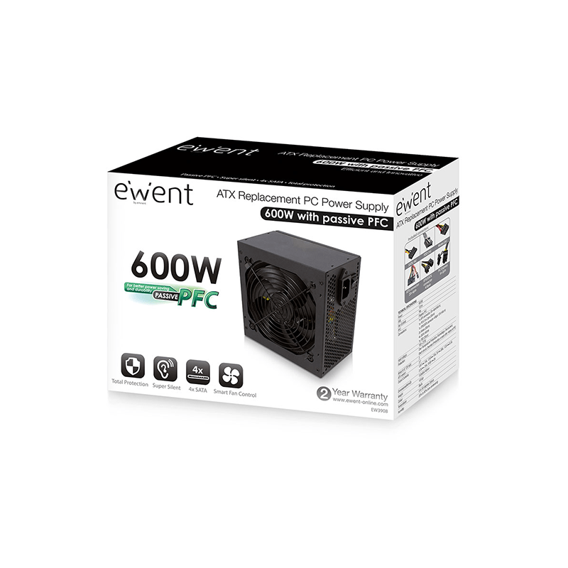 Ewent 600 Watt voeding