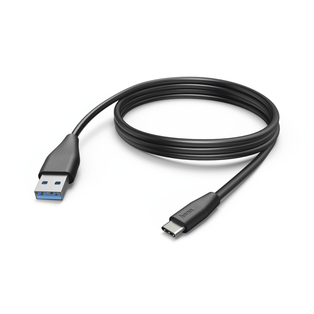 Laad/Synchrokabel USB type-C 3m zwart
