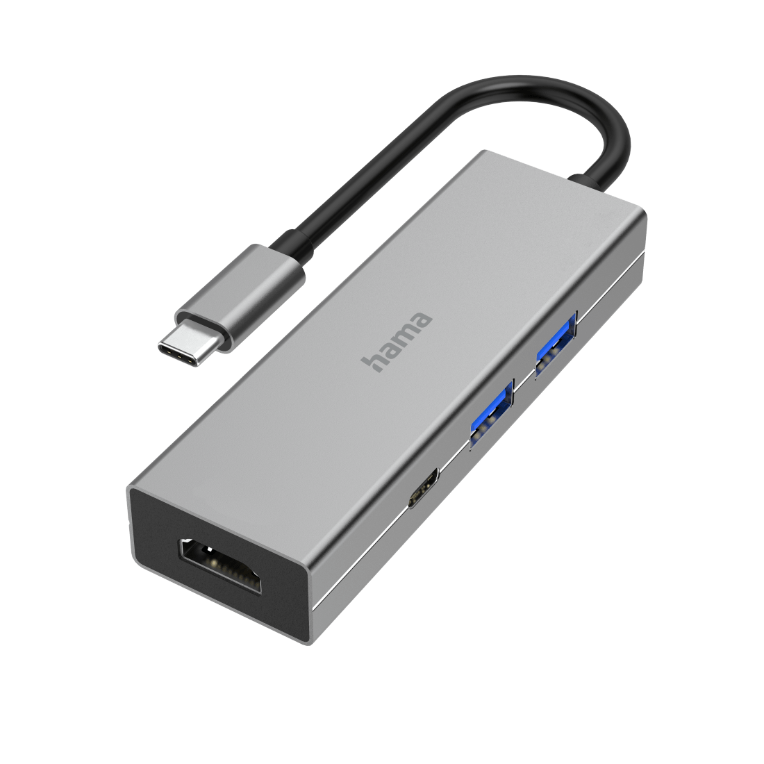 USB-C-multiport-adapter 4-poorts 2x USB-A USB-C HDMI