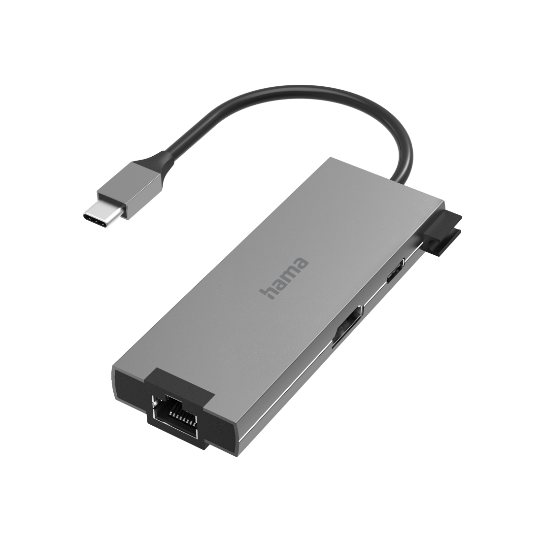 USB-C-multiport-adapter 5-poorts 2x USB-A USB-C HDMI LAN/ethernet