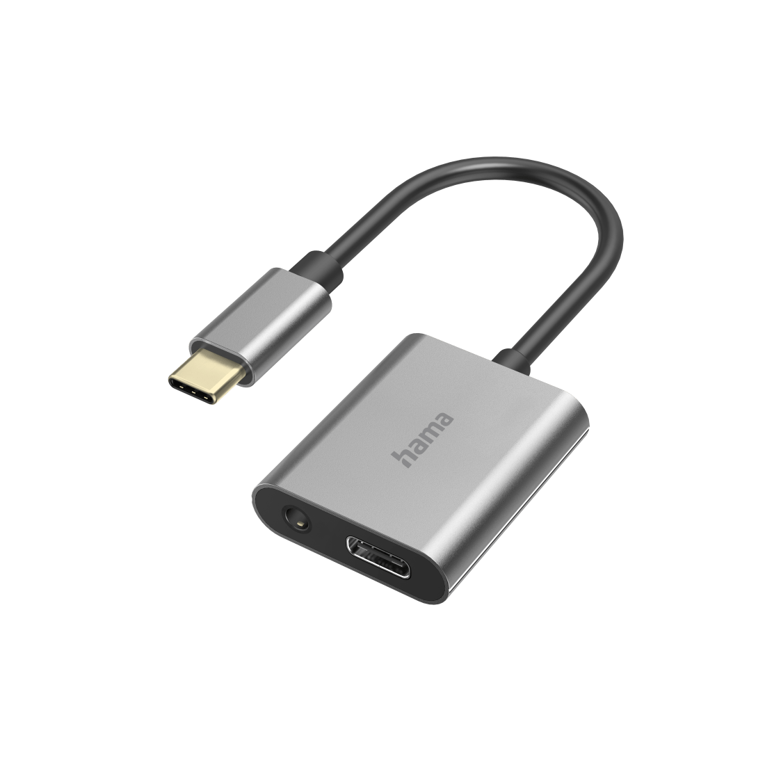 Audio-adapter 2in1 USB-C-St. – 35-mm-jack/USB-C-aansl. audio + opladen