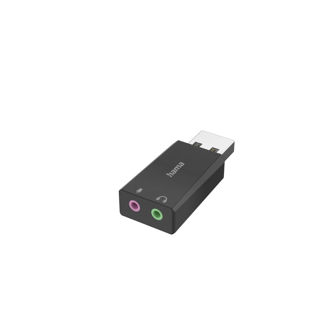 USB-geluidskaart USB-stekker – 2x 35-mm-jack-aansluiting stereo