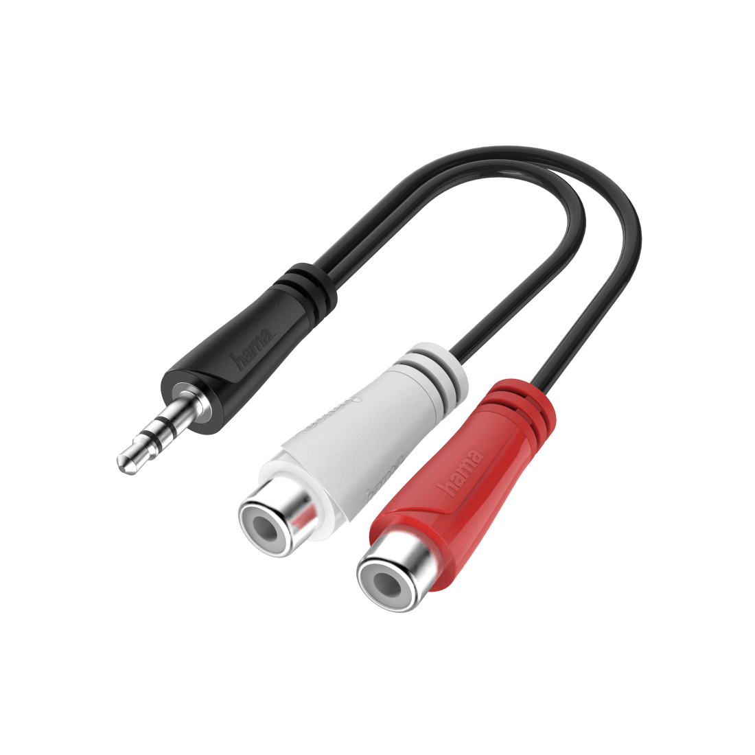 Audio-adapter 35-mm-jack-stekker – cinch-aansluiting stereo