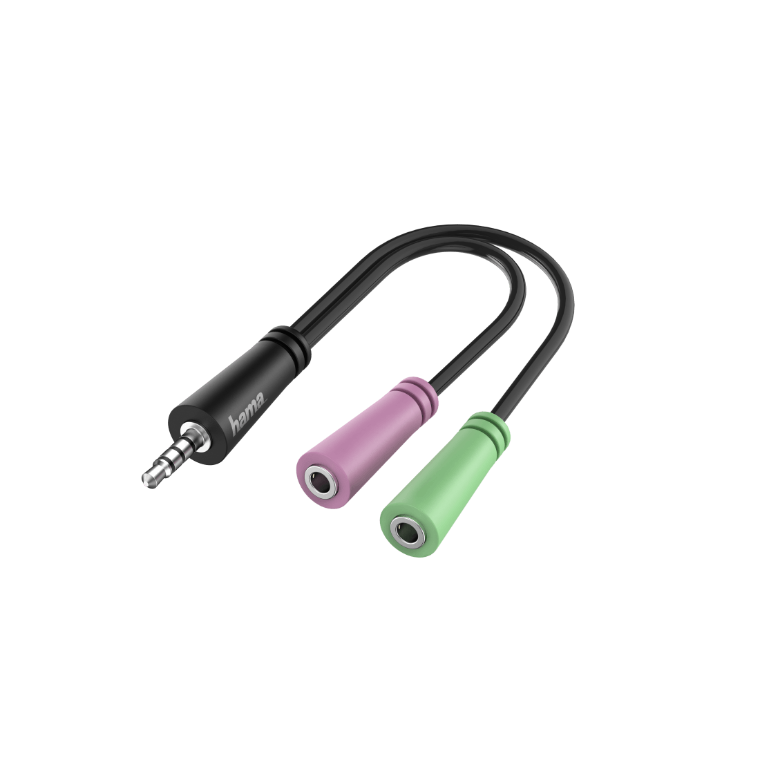 Audio adapter 3.5mm jack – 4 polige 3.5mm jack headset