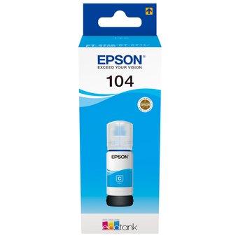 Epson 104, EcoTank Inktfles Cyaan
