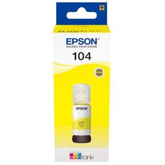 Epson 104, EcoTank Inktfles Geel